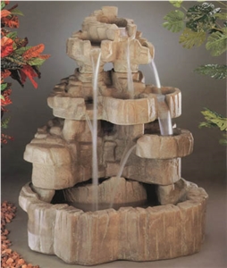 Beige Natural Stone Fountain