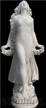 White Marble Statue,Human Sculptured