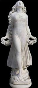 White Marble Statue,Human Sculptured
