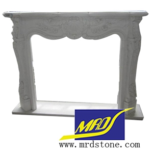 Granite and Marble Fireplace (MRD-068)