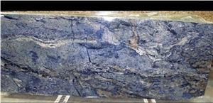 Azul Bahia Granite Slab, Brazil Blue Granite