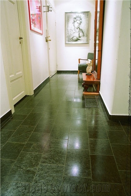 Green Slate Floor Tile From Norway, Green Slate Floor Tiles