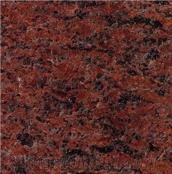 Rosso Vanga Granite Slabs & Tiles, Sweden Red Granite