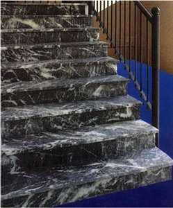 Black Marble Stairs