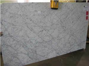 Carrara Select Polished Marble Slabs, Bianco Carrara Venato D Marble Slab