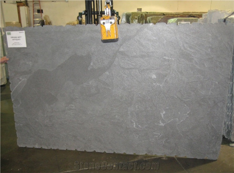Virginia Mist Antiqued Granite Slabs United States Black Granite