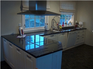 Volga Blue Granite Kitchen Countertop