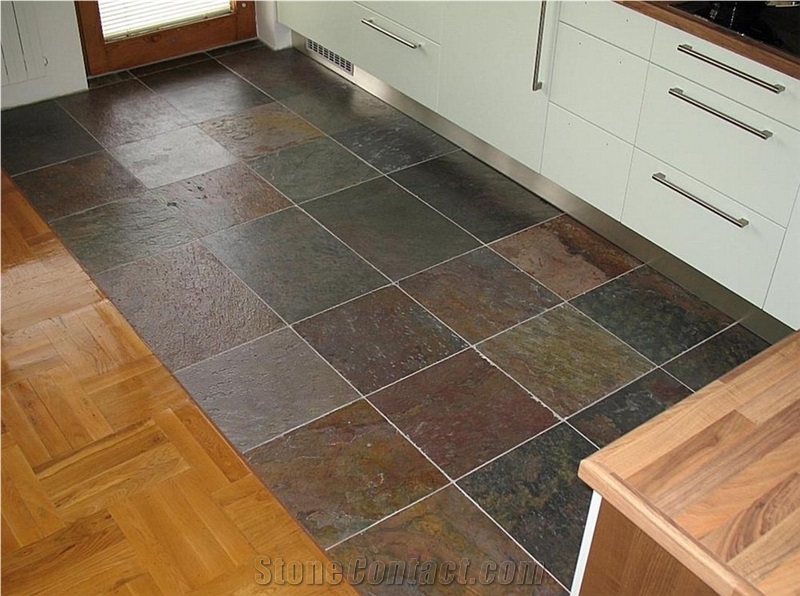 Multicolour Slate Floor Tiles