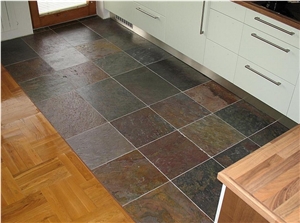 Multicolour Slate Floor Tiles