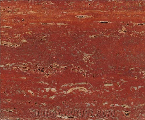 Persian Dark Red Travertine Tile