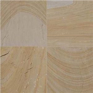 Kota Desert Sandstone Slabs & Tiles, India Beige Sandstone