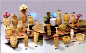 Flower Vases - Natural Stone Marble Onyx Products