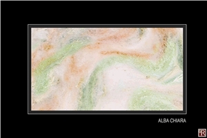 Alba Chiara Marble Slabs & Tiles, India Green Marble
