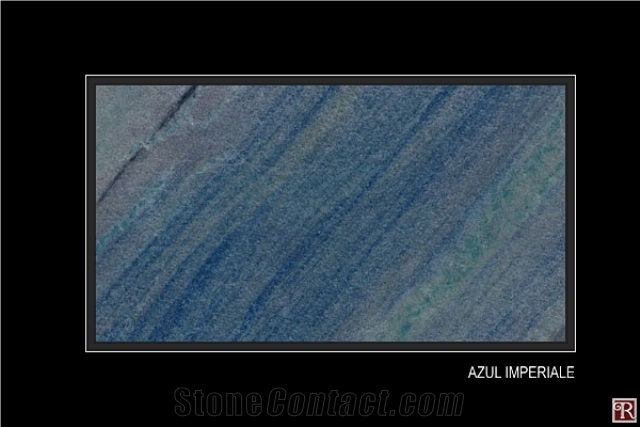 Azul Imperial Quartzite Slabs & Tiles, Brazil Blue Quartzite