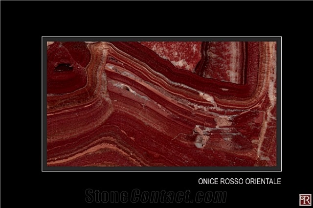 Onice Rosso Orientale Onyx Slabs & Tiles