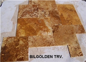 Brown Bilgolden Travertine Pattern