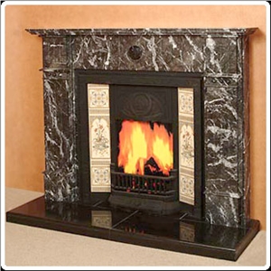 the Cedar Marble Fireplace