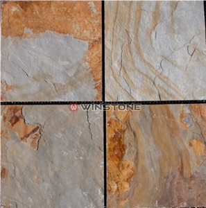China Rust Slate Slabs & Tiles -1131