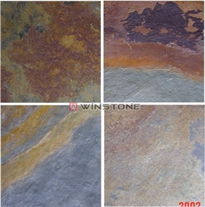 China Rust Slate Slabs & Tiles Wss-1120