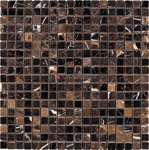 Brown Marble Mosaic Wsm-021