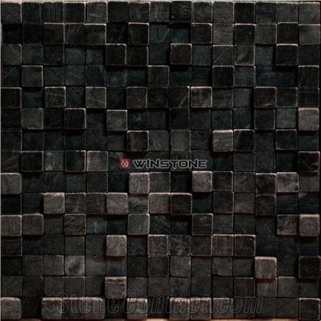 Black Granite Mosaic Wsm-022