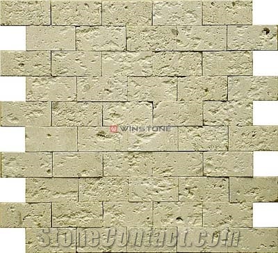 Yellow Sandstone Brick Mosaic Wsm-010