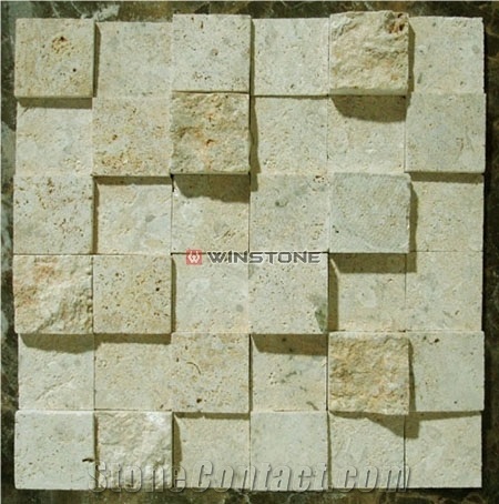 Yellow Sandstone Wall Mosaic Wsm-015