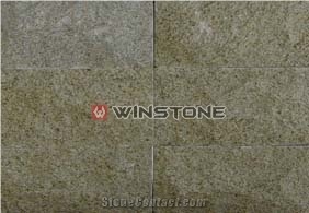 Yellow Granite Mushroom Stone