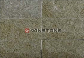 Yellow Granite Mushroom Stone