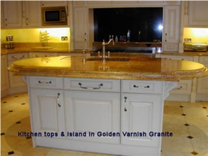 Yellow Granite Kitchen Worktops