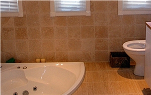 Travertine Tiles Bath Design