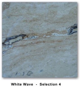 White Wave Travertine Slabs & Tiles, Turkey White Travertine