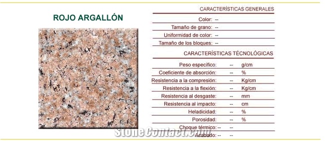 Rojo Argallon Granite Slabs & Tiles, Spain Red Granite