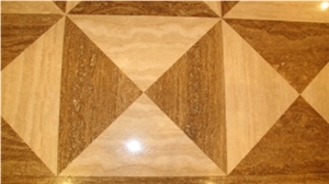 Persian Noce Travertine Tumbled Pattern Tile