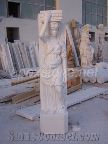 Marble, Granite Columns, Sculpture