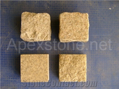Yellow Granite Cube Stone,Paving Stone