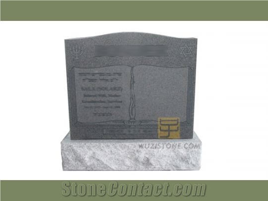 Grey Granite Engraved Monument,Tombstone