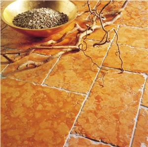 Rosso Verona Marble Floor Tile, Italy Red Marble