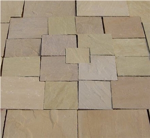Autumn Brown Sandstone Slabs & Tiles, India Brown Sandstone