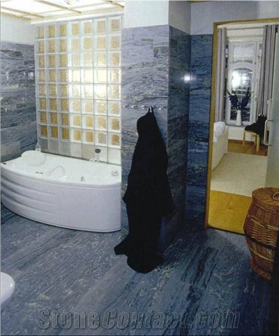 Bla Ekeberg Marble Bathroom, Ekeberg Blue Marble Bath Design