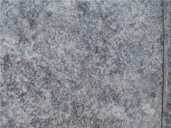 Purple Grey Diamond Flamed Stone Granite Tiles Cou