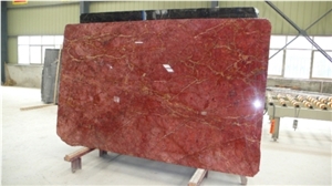 Rosso Impero Marble Slabs, Red Marble Flooring Tiles & Slabs Polished