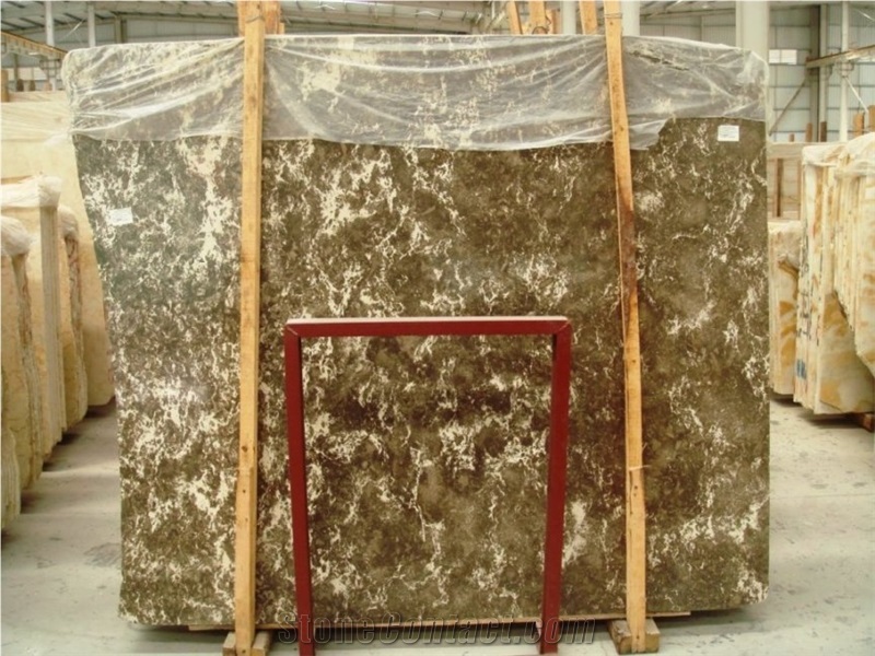Vratsa Brown Limestone Tiles & Slabs, Polished Limestone Flooring Tiles, Walling Tiles