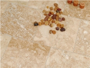 Classic Mixed Honed - Filled Travertine Tiles