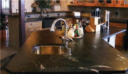 Beleza Grey Soapstone Countertop From United States