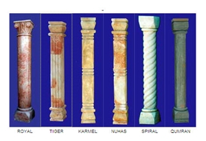 Jerusalem Stone Columns, Pillars, Jerusalem Royal Cream Beige Limestone