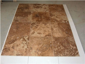 Noce Travertine Slabs & Tiles, Turkey Brown Travertine