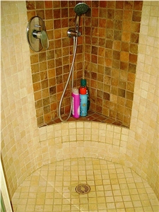 Shower- Jerusalem Stone Wall Tile