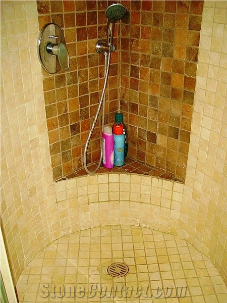 Shower Jerusalem Stone Wall Tile From Israel Stonecontact Com
