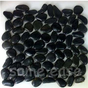 Black Marble Pebble Stone